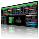 Large Excel Shortcut Mousepad