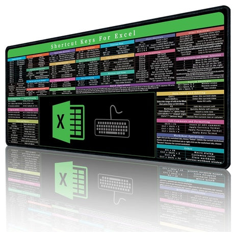 Large Excel Shortcut Mousepad