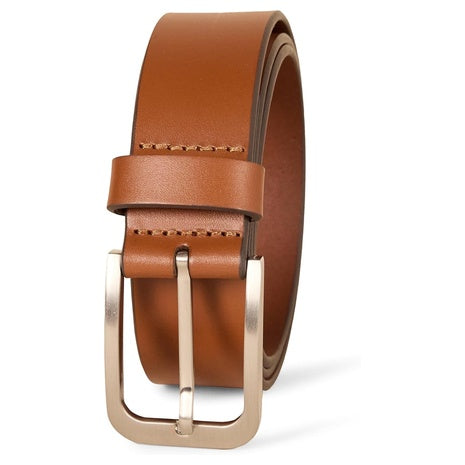 Amazon Essentials Men's Classic Jean Genuine Leather Belt