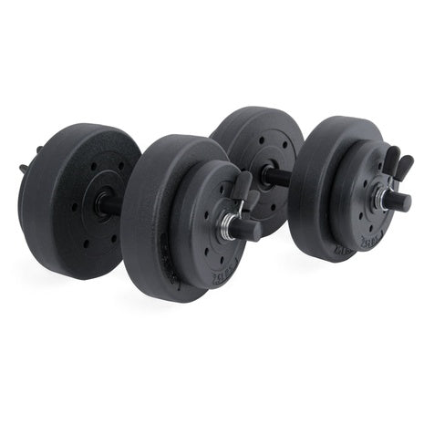 40lb Adjustable Vinyl Dumbbell Set