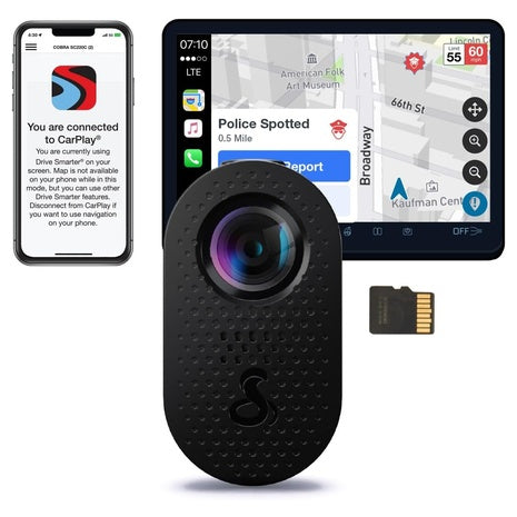 Cobra QHD 1440P Universal Discreet Dash Cam