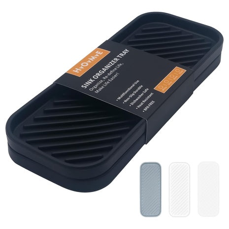 2-Pack Silicone Kitchen Organizer Tray