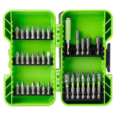 40-Piece Greenworks Impact Rated Driving Set
