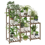 3-Tier 32" X 11.8" X 34" Ladder Plant Pot Holder