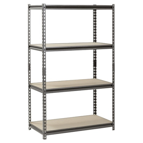 4-Shelf Muscle Rack Steel Shelving Unit (500lbs)