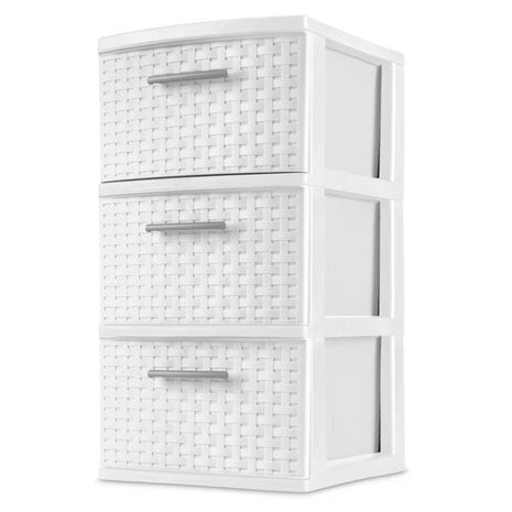 Sterilite 3 Drawer Weave Tower (3 Colors)