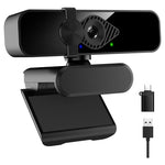 2K Ultra HD Webcam with Privacy Cover
