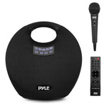 Pyle Portable Bluetooth Speaker With Wireless Mic