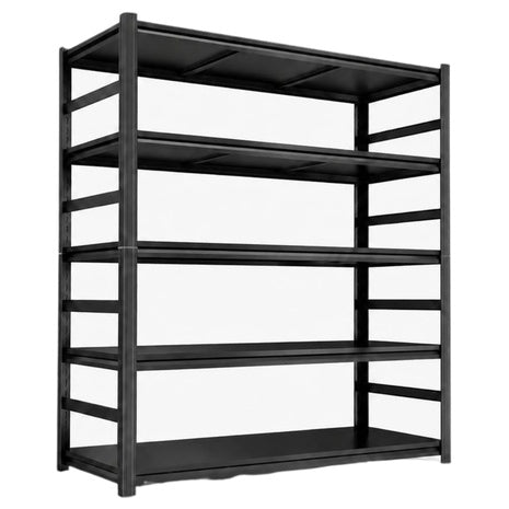 5-Tier 72" 3300 lbs Garage Storage Shelves With Side Guard