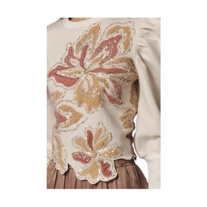 Deco Puff Sleeve Sweater