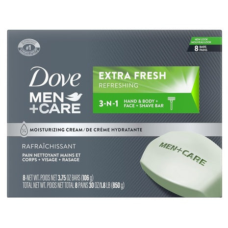 8 Dove Men's Care Fresh Bar Soap