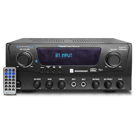 Technical Pro 1000W Peak Power Bluetooth Receiver