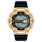 Armitron Sport Men’s Digital Chronograph Resin Strap Black Gold Watch