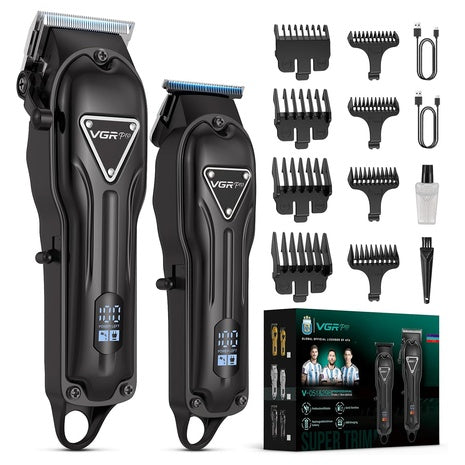 Cordless Hair Clipper & Trimmer Set