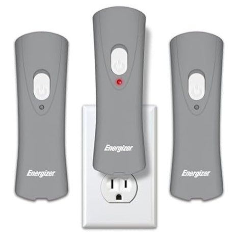 3-Pack Energizer Flashlight LED Rechargeable Plug-in Light