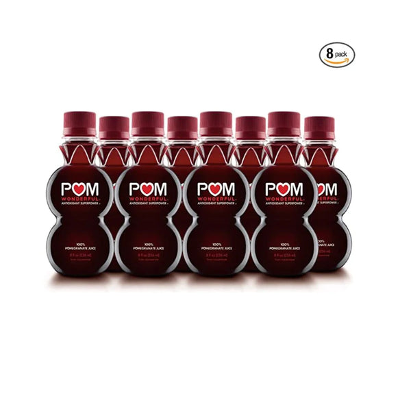 8 botellas de POM Wonderful 100% jugo de granada
