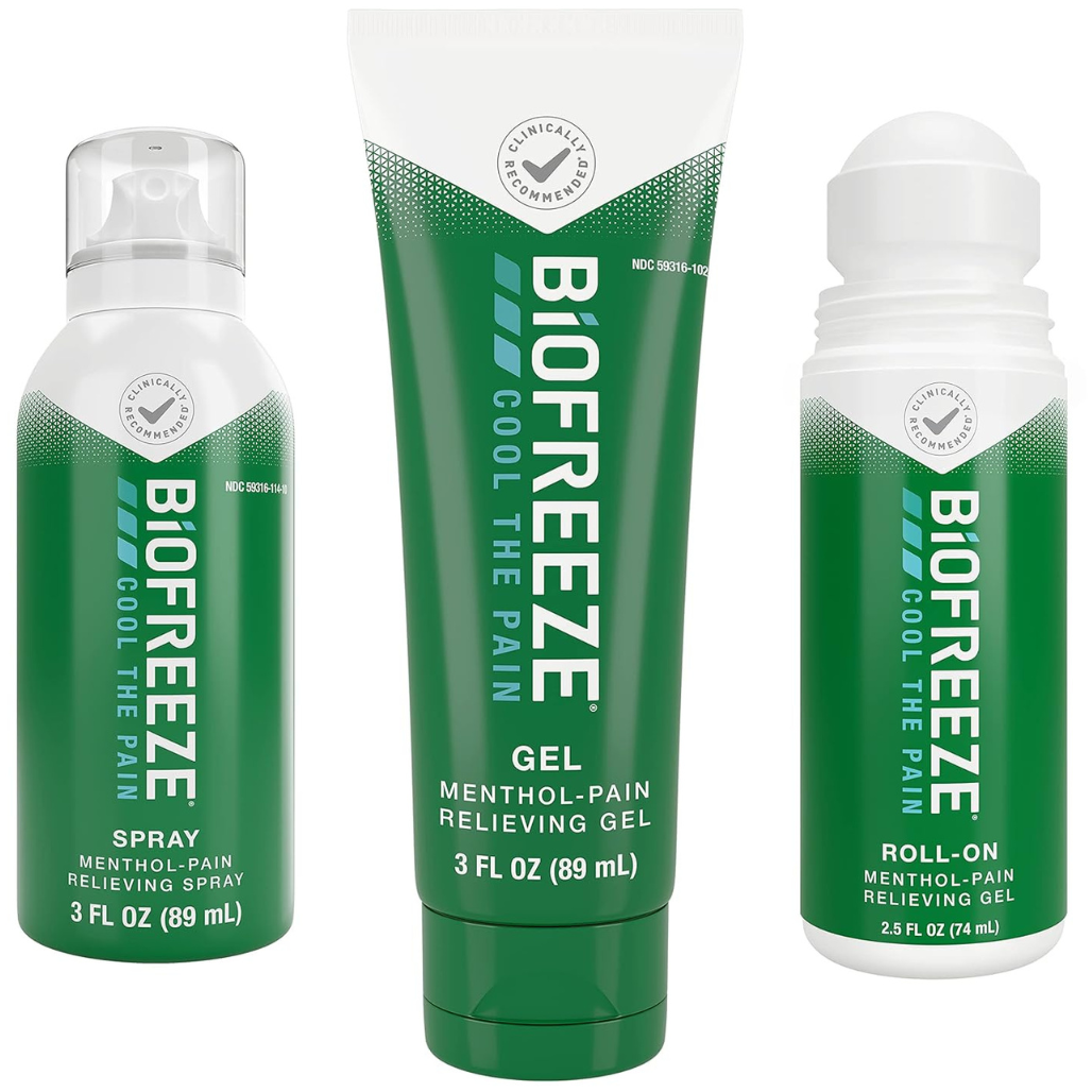 Biofreeze Pain Relief Gel Multi-Pack Variety Pack