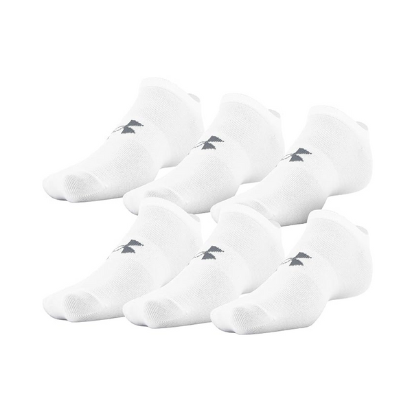 6 Pairs of Under Armour Men’s Essential Lite No Show Socks