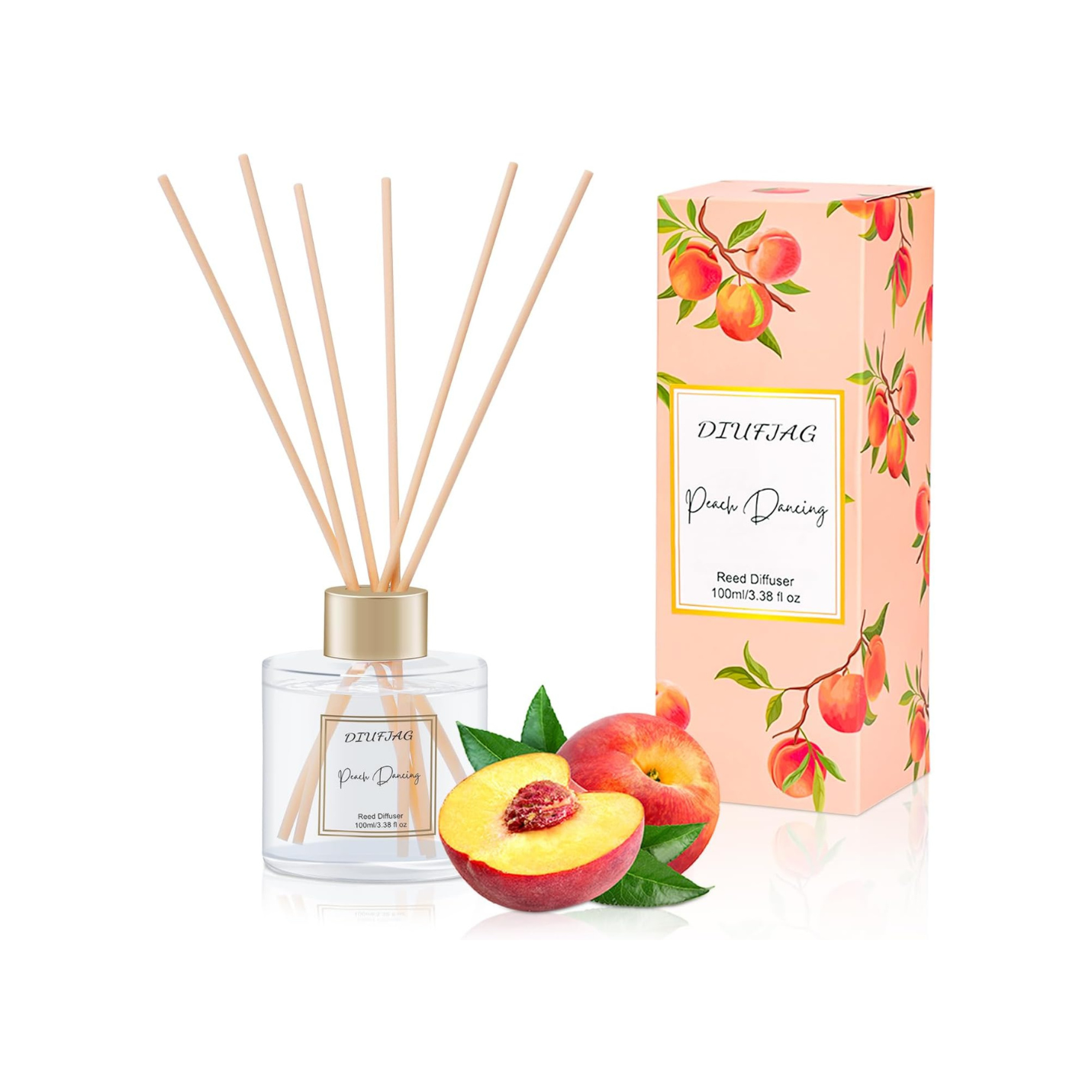100-ml Scent Reed Diffuser with 6 Fiber Sticks