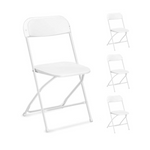 4-Pack Ktaxon Portable Plastic Folding Chairs