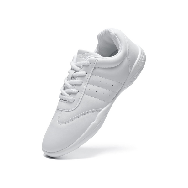 Hikldk White Cheerleading Dance Shoes