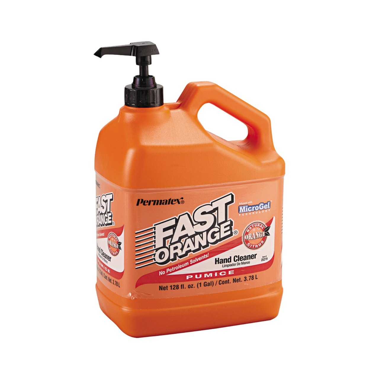 1-Gallon P1-Gallon Permatex Fast Orange Pumice Lotion Hand Cleaner w/ Pumpermatex Fast