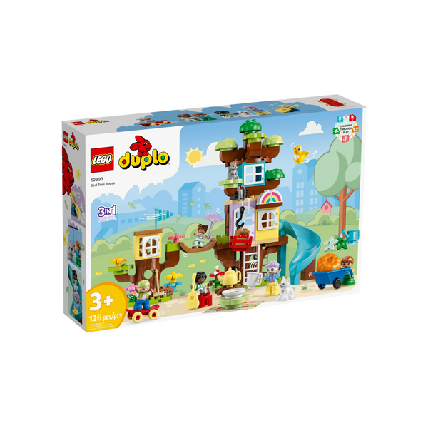 LEGO Duplo 3-in-1 Tree House 10993 Creative Building Toy, Includes 8 Figures + Get $15 Walmart Cash!