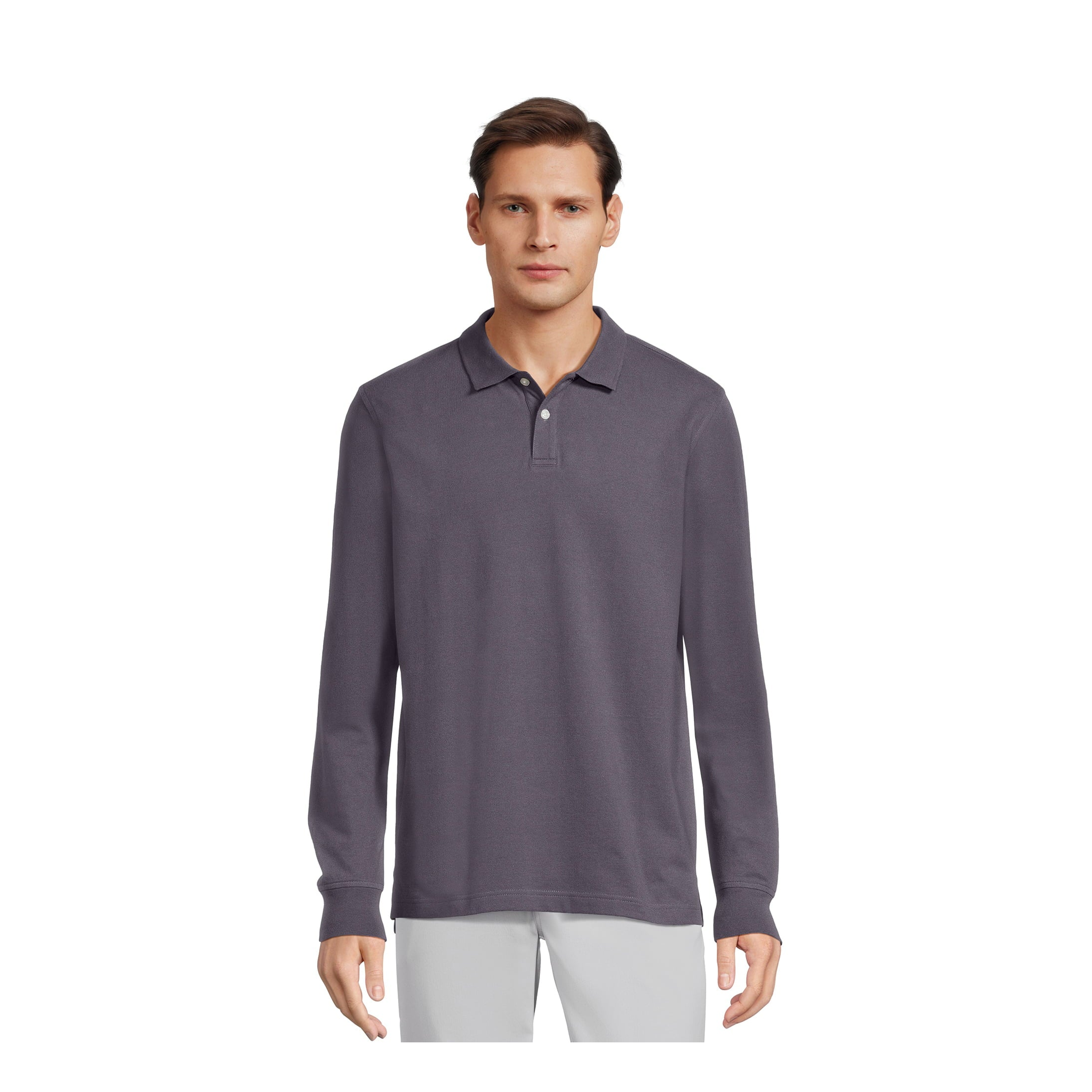 Long Sleeve Polo Shirts (3 Colors)