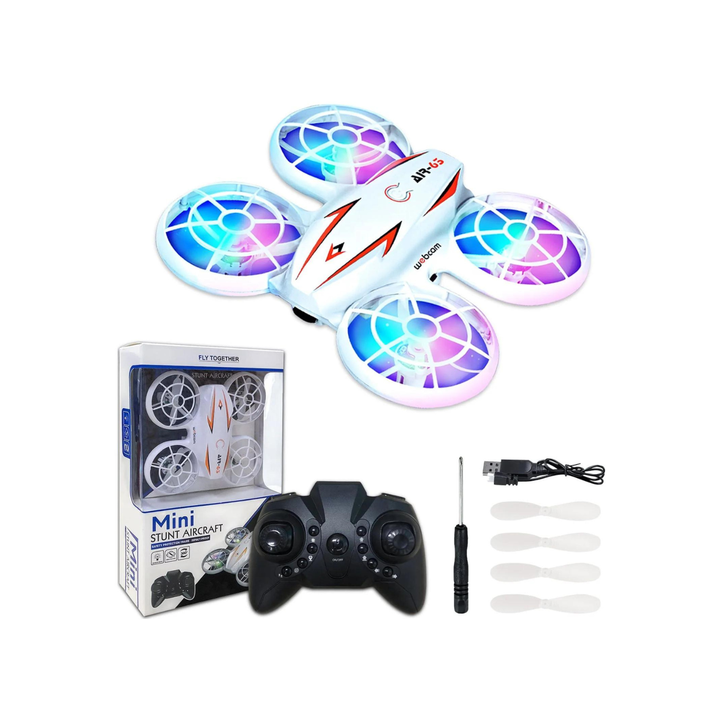 Mini Quadcopter Drone for Kids with Automatic Obstacle Avoidance Mode & 360 Flip