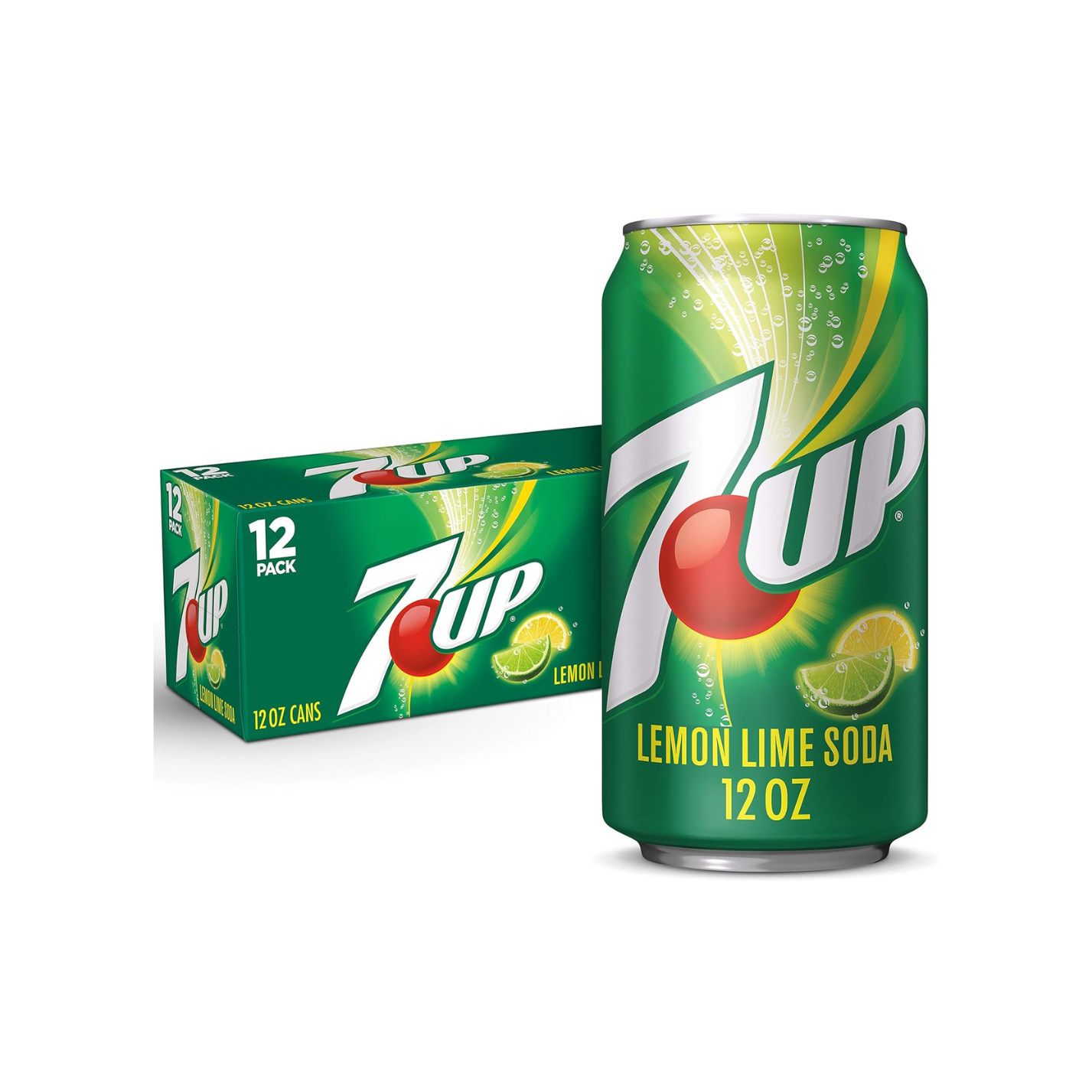 12 Cans Of 7UP Or 7UP Zero Sugar