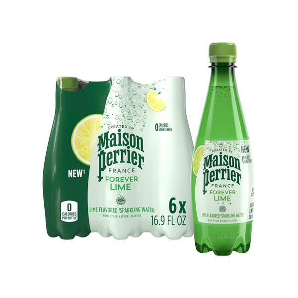 6 Ct Maison Perrier Forever Lime Sparkling Water