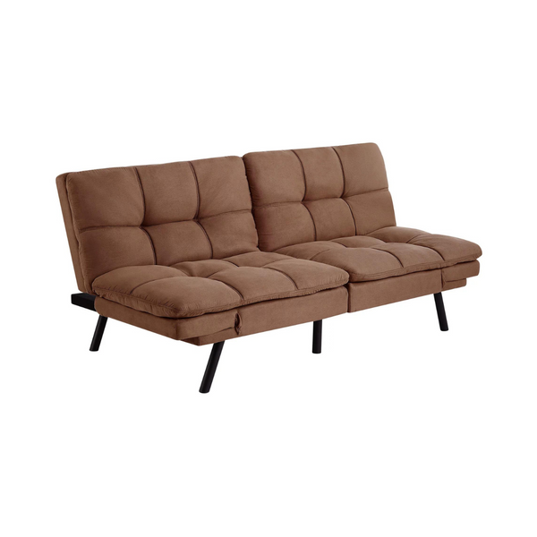 Mainstays Memory Foam Futon with Adjustable Armrests