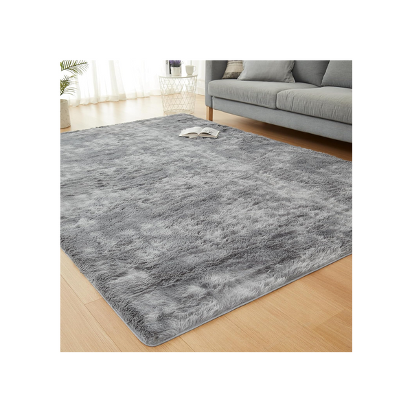 JKMAX Fluffy Shag Rugs (5x7) for Living Room