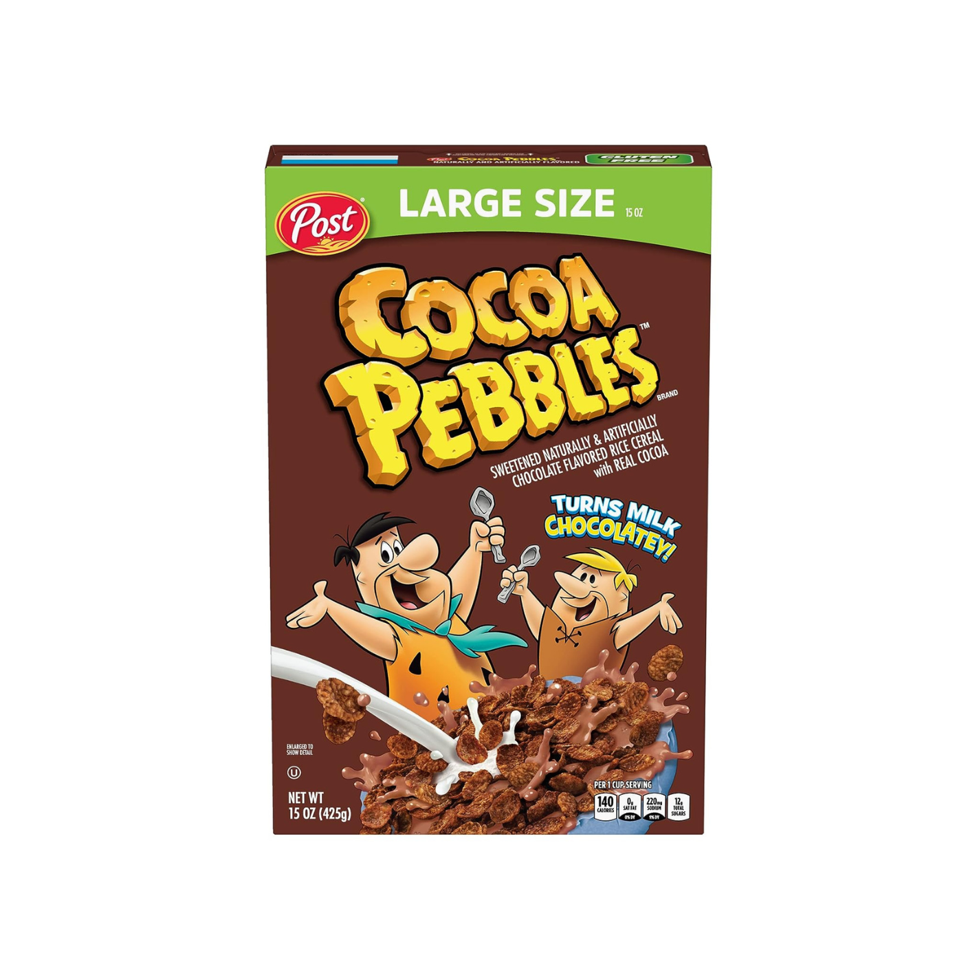 Large Size Box of Post Cocoa Pebbles Cereal (15-Oz)