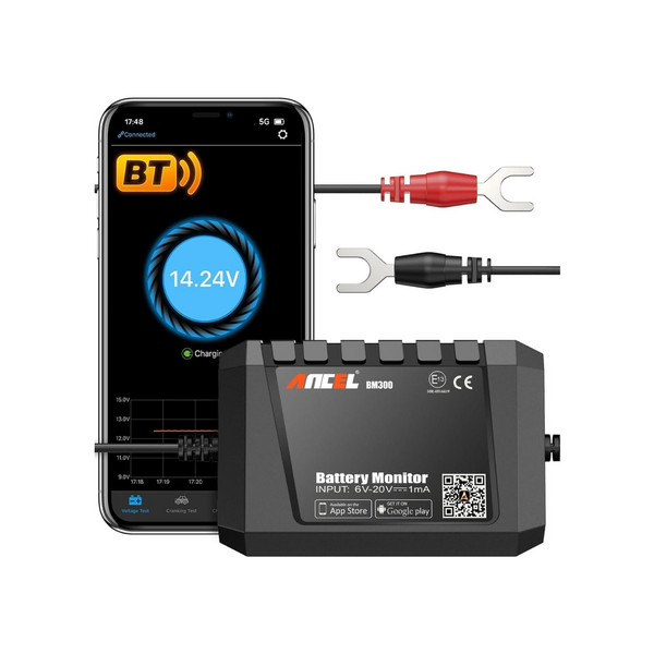 ANCEL BM300 12V Battery Monitor Bluetooth 4.0 Automotive Voltmeter