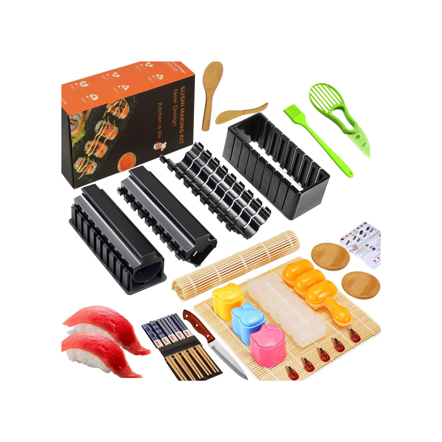 31 Piece Sushi Making Kit