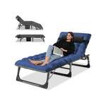 Slsy 5-Position Adjustable Folding Outdoor Reclining Lounge Chair