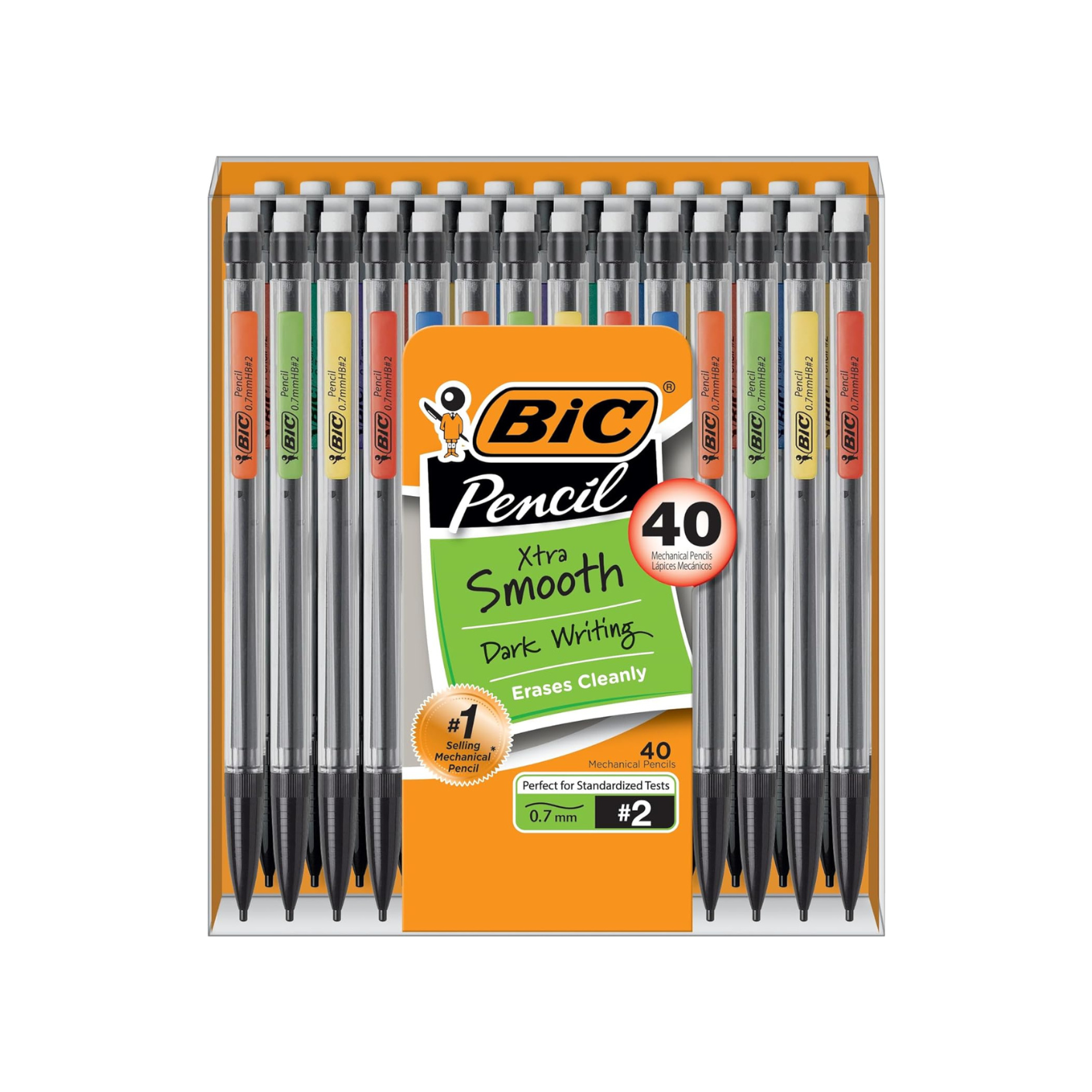 BIC Xtra-Smooth Mechanical Pencils, Medium Point (40-Count)
