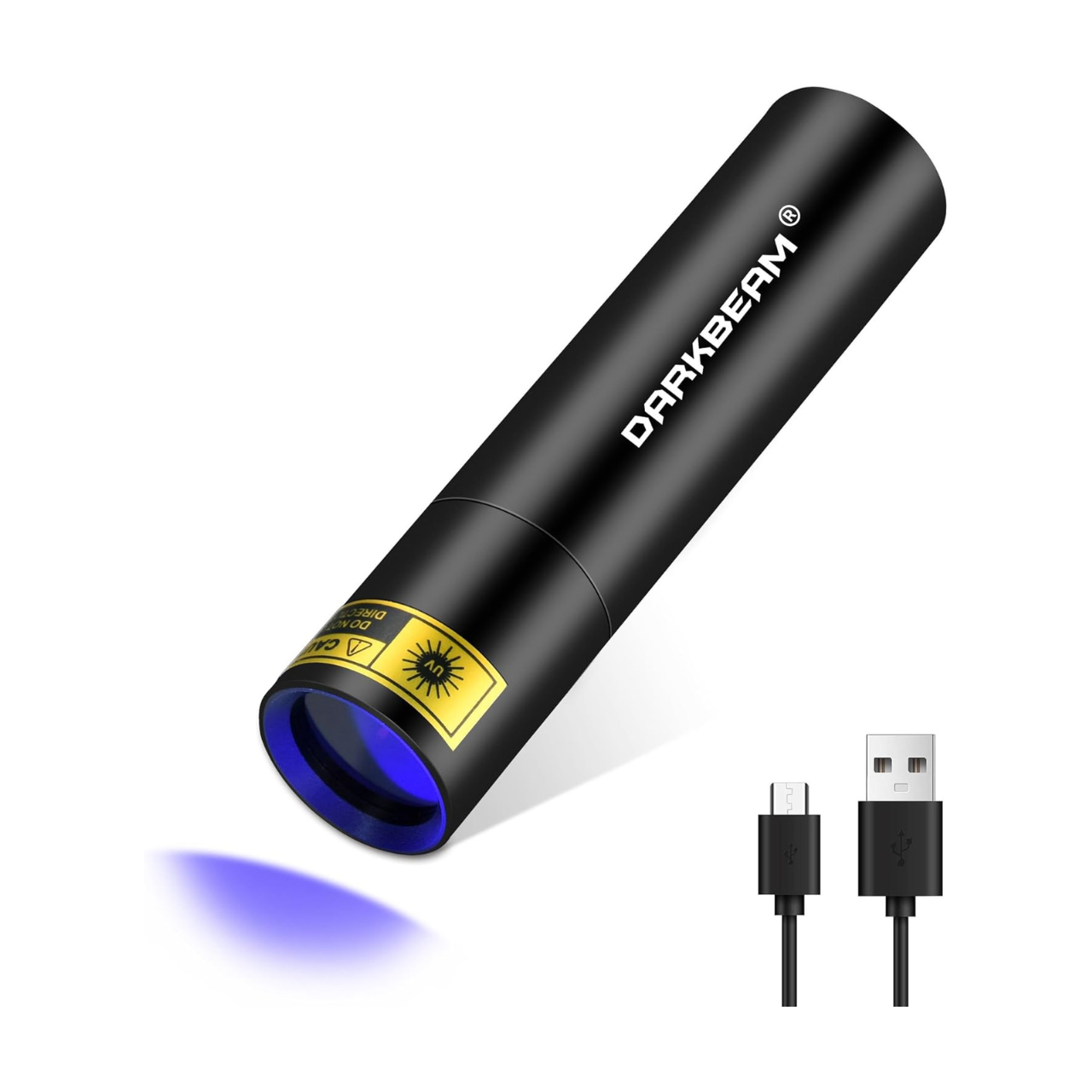 Darkbeam UV 365nm Rechargeable USB-C LED Blacklight Flashlights