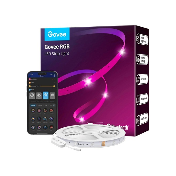 Govee 65.6Ft Bluetooth Smart Rgb LED Light Strip