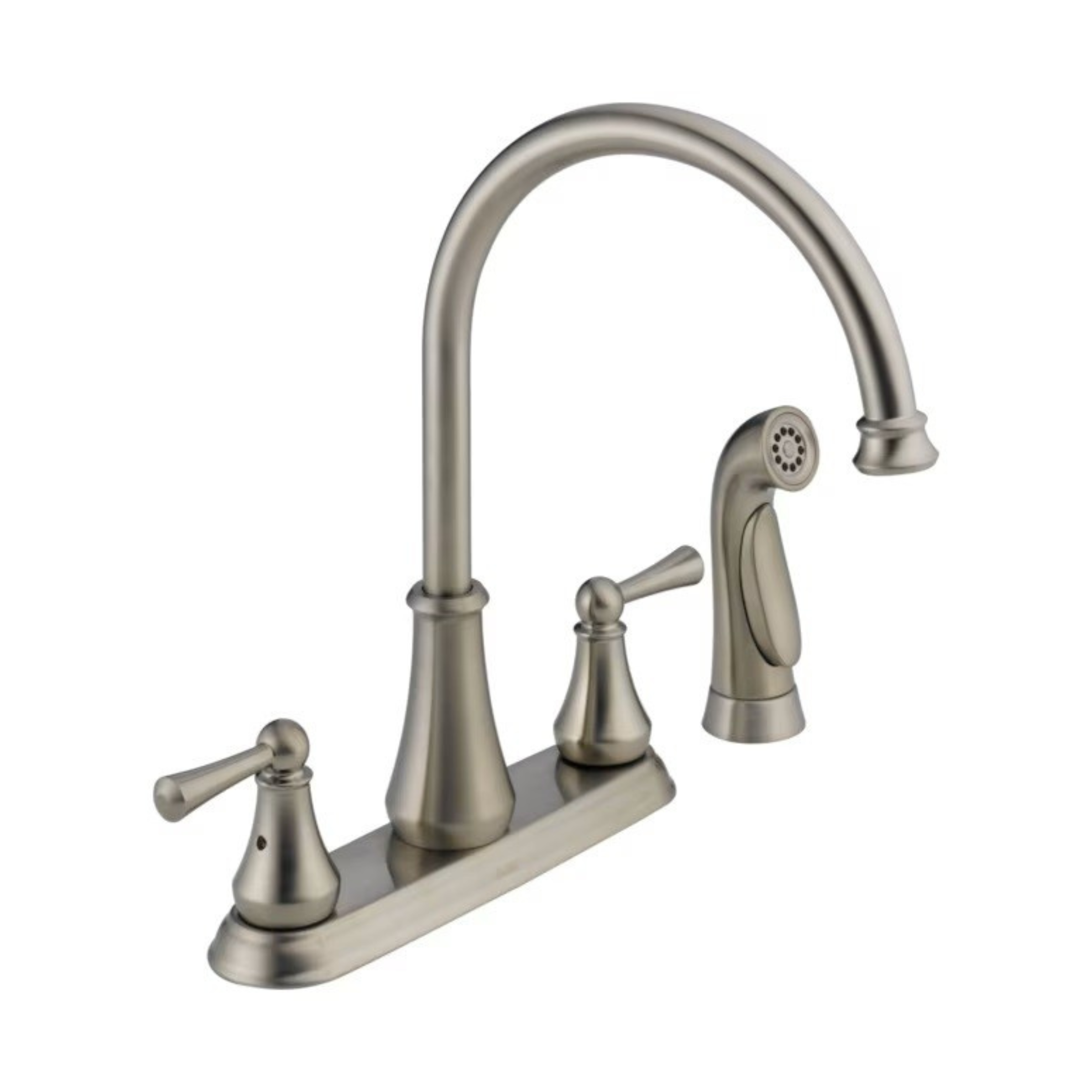 Delta Two Handle Kitchen Faucet With Spray
