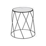 Better Homes & Gardens 15" Round Faux Marble Top Plant Stand