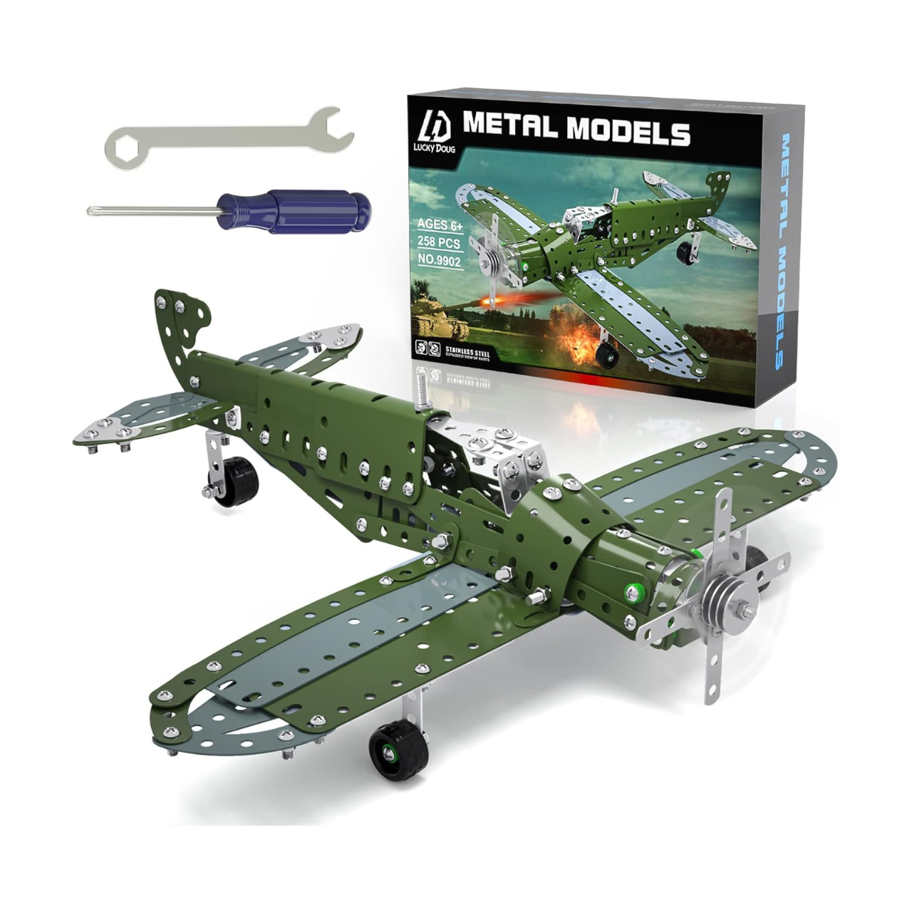Lucky Doug Model Airplane Building Toys Set