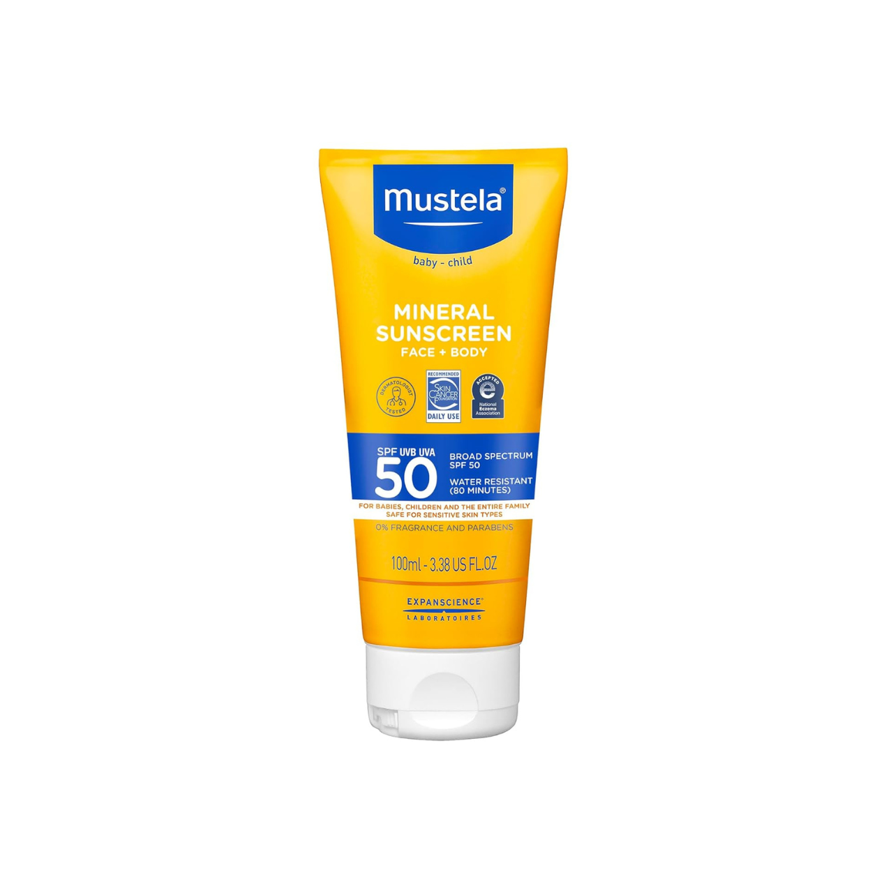 Mustela Baby Mineral Sunscreen Lotion, SPF 50