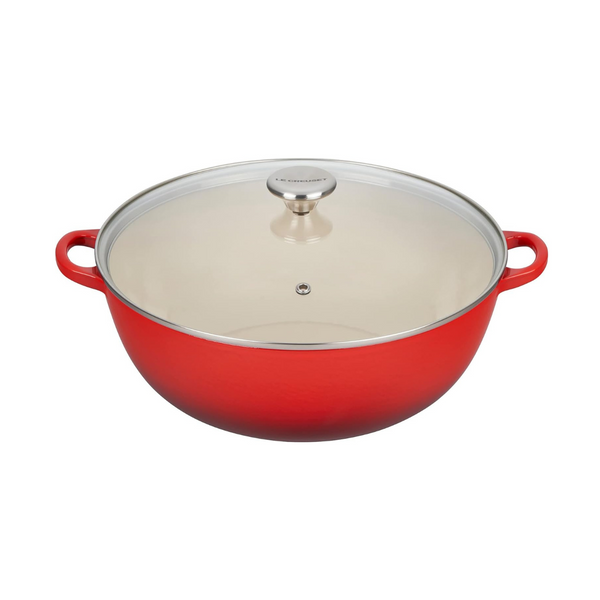 Le Creuset Enameled Cast Iron Chef’s Oven with Glass Lid, 7.5 qt.