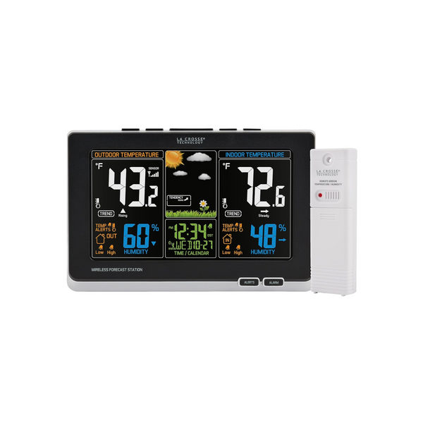 La Crosse Technology Advanced Weather Station with Full-Color LCD & Atomic Time