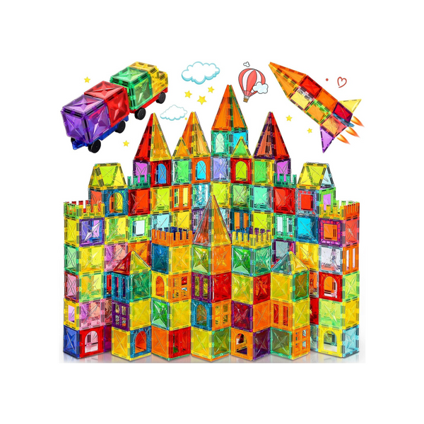 120 Pcs Magnetic Tiles