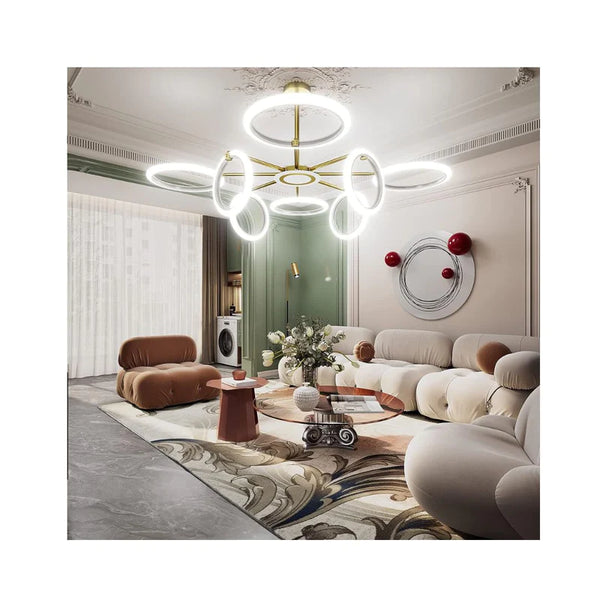 Modern 8 Lights Fixtures Ceiling Mount