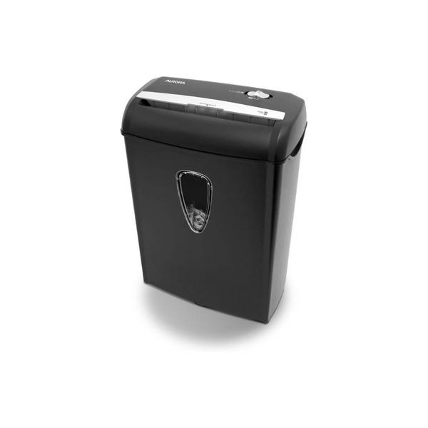 Aurora 8-Sheet Cross-Cut Paper/Credit Card Shredder with Basket