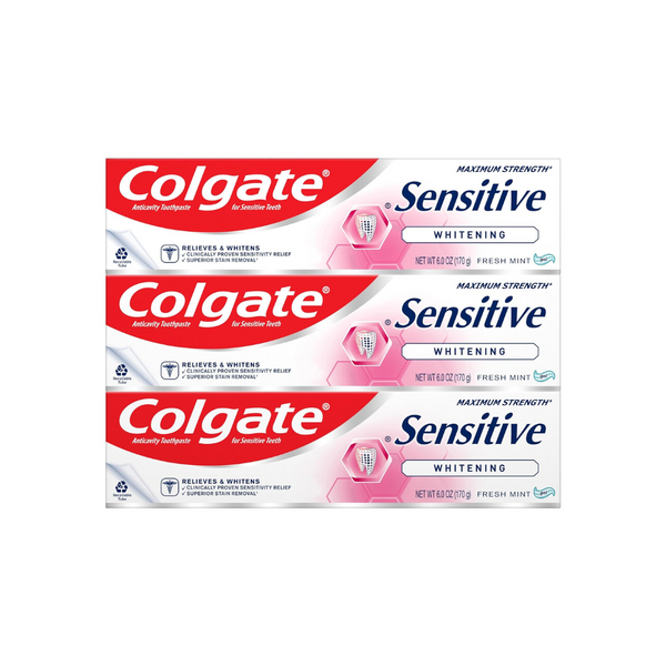 3 Colgate Sensitive Whitening Toothpastes